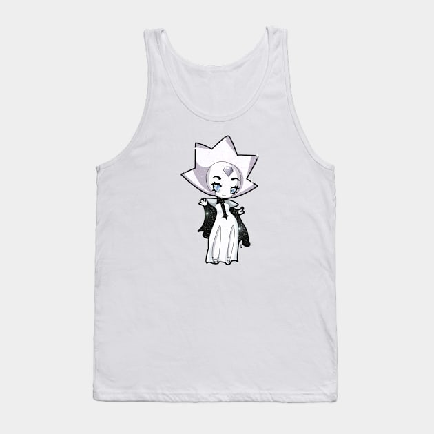 White Diamond Tank Top by Kristel's Kreations